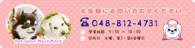 tel:048-812-4731,営業時間　9：00 ～ 18：00,定休日　木曜、第2・第4金曜日